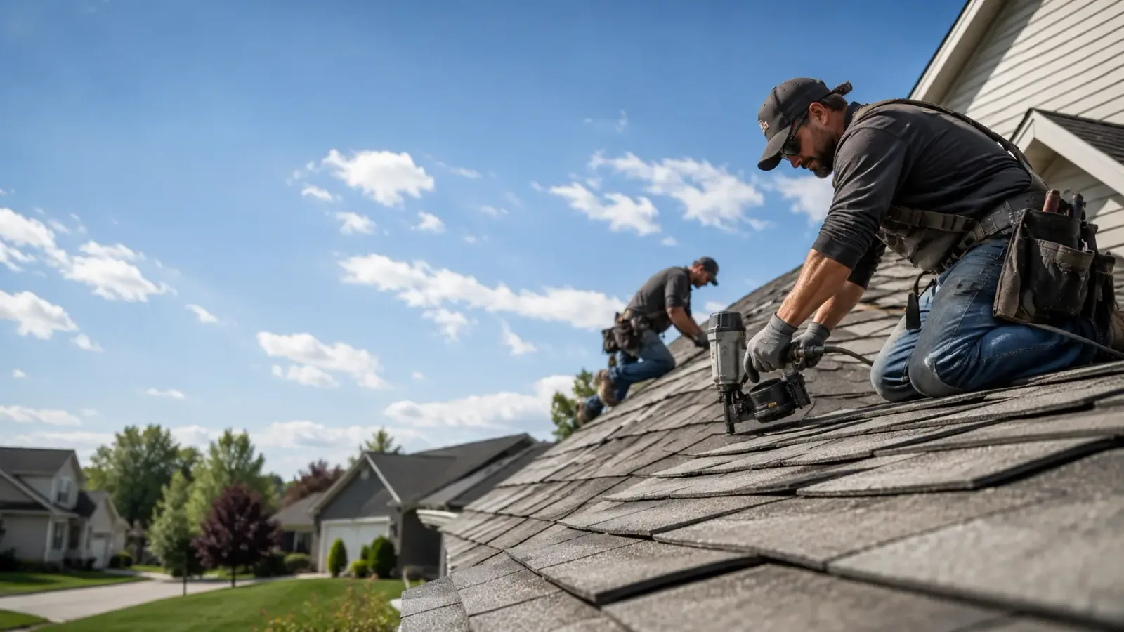 Storm Damage Roof Repair in Aubrey, AR near me